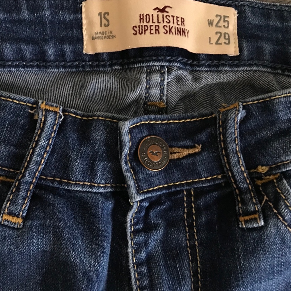 Low Rise Super Skinny Jeans 1-short